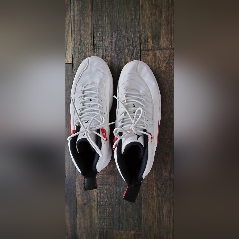 Nike Jordan Jumpman Stylish White and Red Men's Athletic Sneakers